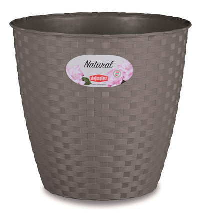Vaso natural cm.19 tortora