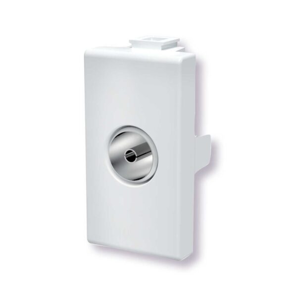 Presa antenna TV (femmina) bianco Serie Matix