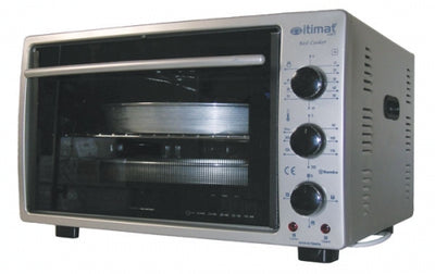 Forno elettrico 35l cm. 51 x 42 x 31 bicolore nero bordeaux