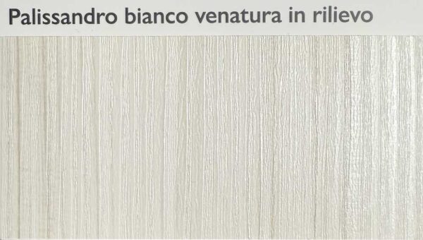 Pannello aggiuntivo 0,6x10x212 palissandro bianco venato rilievo