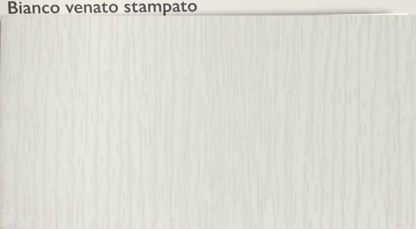 Guida cielo per porta a soffietto da 1 cm 180 bianco venato stampato