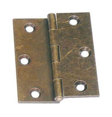 Cerniera a libro ali mezza zanca mm.40x35 bronzata