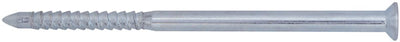Tassello prolungato in nylon mm.6,0x40 con vite zinc.bianca bl.15pz.
