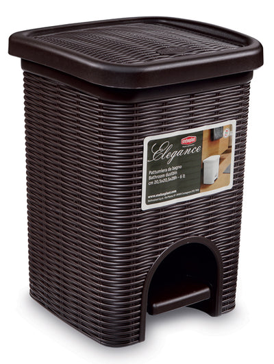 Pattumiera bagno elegan.lt.6 moka