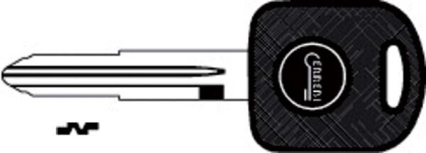 Chiave Auto Senza Transponder T00SZ11P