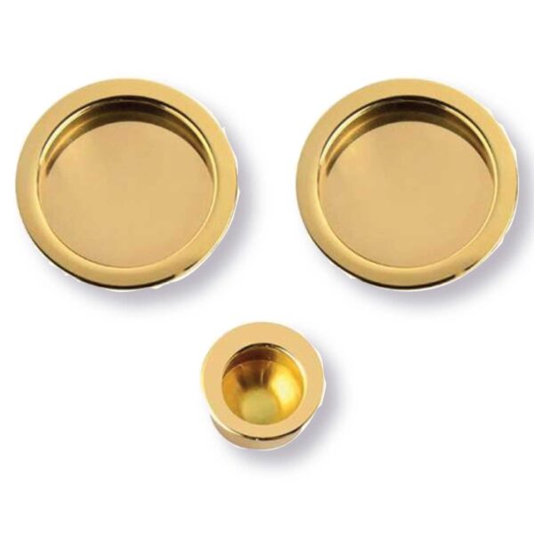 Kit tondo cieco per porte scorrevoli d.48 oro