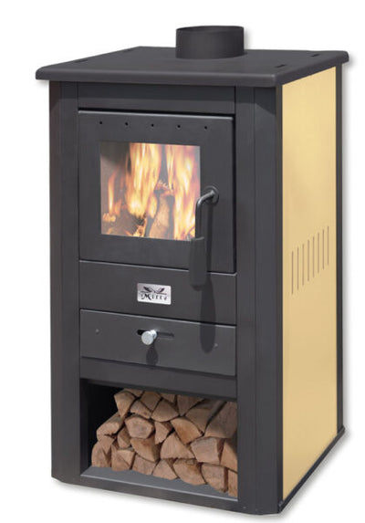 Stufa a legna pallade 10,7kw avorio