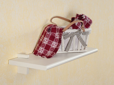 Mensola nobilitato 80x25x2.5 bianco