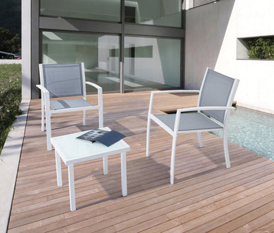 Salotto 3 pezzi auri bianco