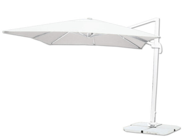 Ombrellone braccio lux 3x4 bianco