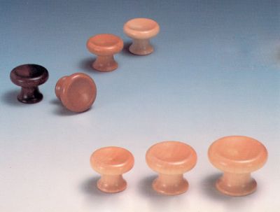 Pomolo legno art.134/b noce scuro