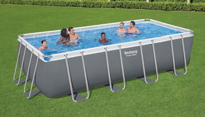 Piscina rettangolare steel frame cm.549x274x132 capacità: 16.000 lt.