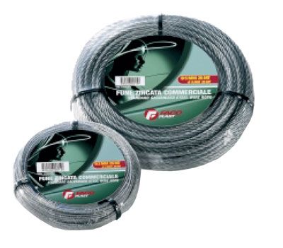 Fune zincata mm. 3 rotolo (ml.25)