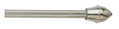 Cafe rod stanghetta estensibile diam.12 55/85 cm finitura nichel