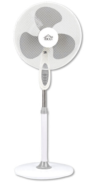 Ventilatore colonna con timer e telecomando 40cm 3 velocità 45W