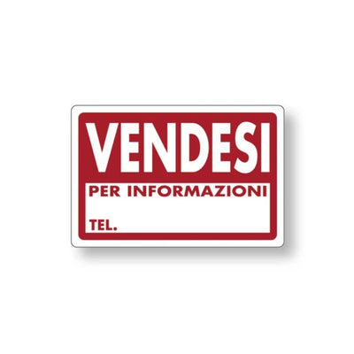 Targa 20x30 Vendesi (Busta 10pz)