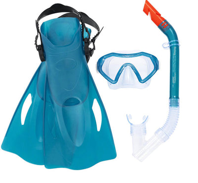 Set da snorkeling firefish 7+anni misura pinne: 37/41-2 colori