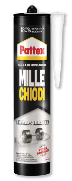 Pattex millechiodi trasparente cartuccia gr.310