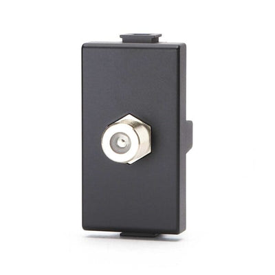 Presa Satellitare nero Serie Matix