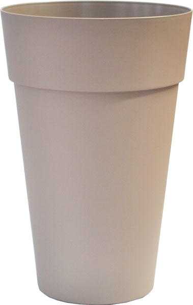 Vaso conico alto icfal 35 tortora