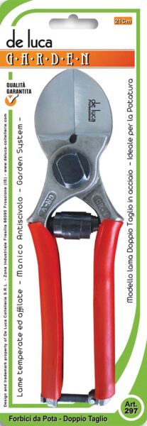 Forbici da pota in acciaio doppio taglio cm21