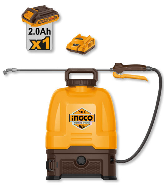 Pompa Irroratrice 16LT 20V c/1 batteria da 2ah