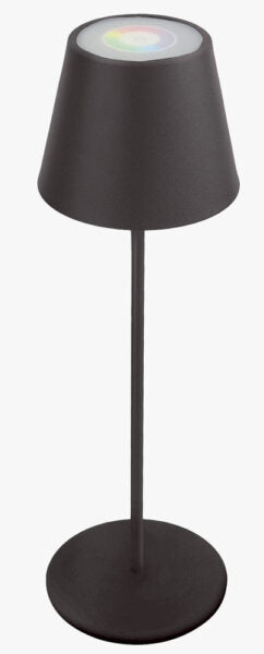 Lampada da tavolo RGB Led Toutch ricaricabile Josephine  colore nero