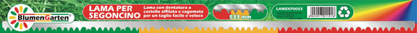 Lama per archetto mm.533