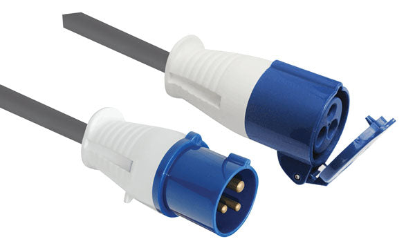 Prolunga industriale ho5vv-f 3G1,5 (3x1,5mm) presa e spina 220v - 10mt