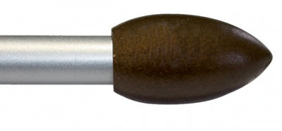 Bastone estensibile per tenda warsavia da cm. 120 a 210 noce