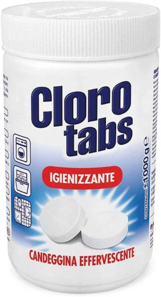 Cloro Tabs 3 grammi Barattolo 1 KG.