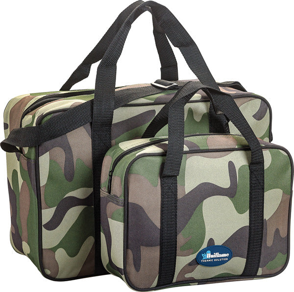 Set 2 borse termiche militari: grande 24 lt/piccola 7 lt