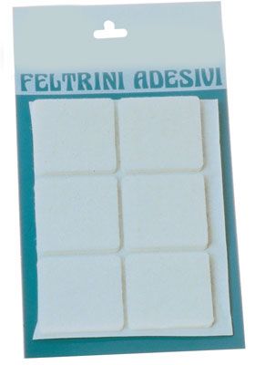 Feltrini ad.quad.25x25 b.co(pz.100)