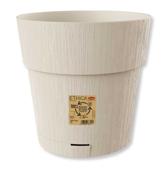 Vaso ethica cm.30 beige gesso