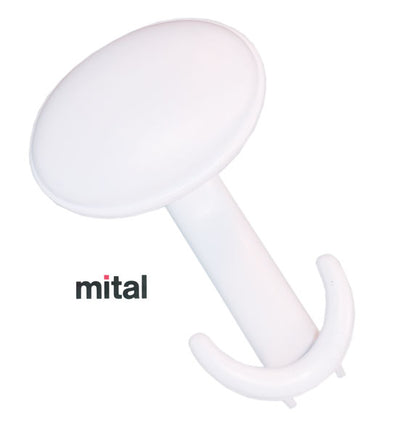 Portabito plastica 1 posto bianco/bianco