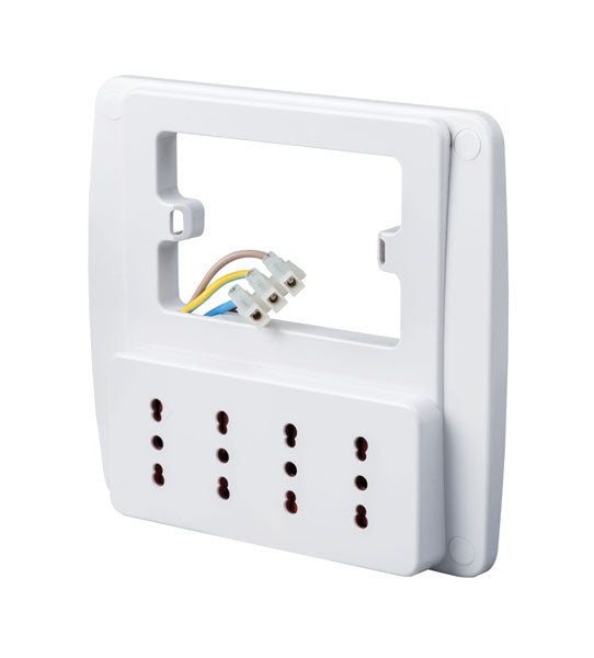 Multip.bia parete c/4 prese 10/16a