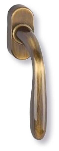 Maniglia alluminio per finestra serie agnone bronzo anodizzato