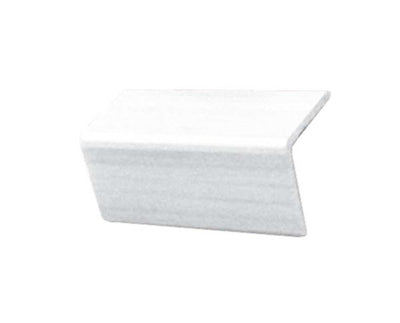 Paraspigolo angolare pvc 16x16 liscio bianco