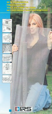 Zanzariera fibra vetro tipo americano h.120 grigia