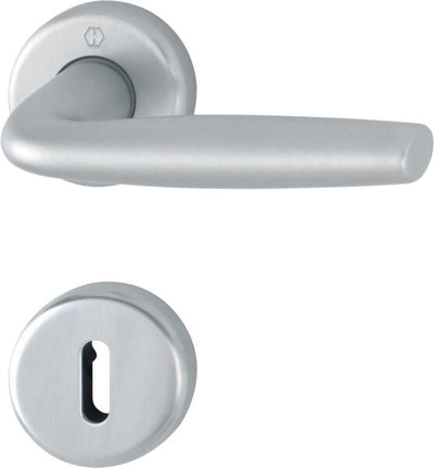 Maniglia Milos Foro Chiave Normale Cromo Satinato