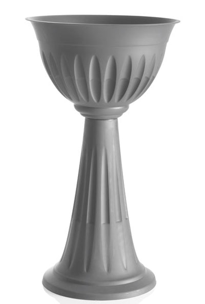 Colonna alba diametro cm.43 h.74,5 colore grigio
