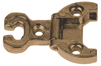 Cerniera in luce mm.32x34 bronzata