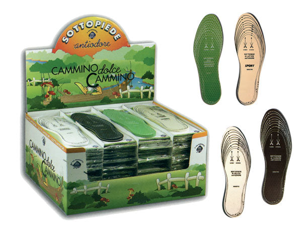 Solette scarpe assort.espos.(96 pz)