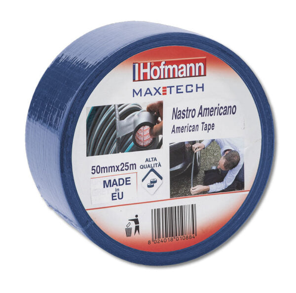 Nastro americano a-color hofmann gomma sintetica mm.50x25 blu