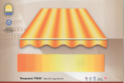Tenda sole a caduta con braccetti 300x260 770/55
