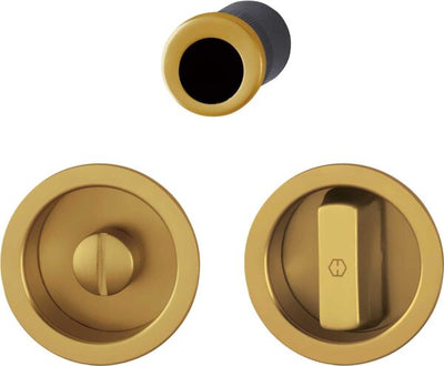 Kit per Porte Scorrevoli Tondo Bronzo