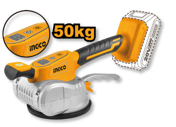 Ventosa Vibrante per piastrelle a batteria 20V Nuda