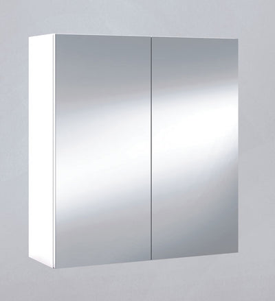 Armadietto con specchio 2ante cm.60x21x65h finitura bianca