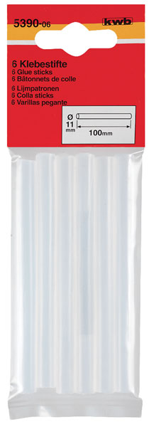 Colla a caldo stick 6 pezzi 11x100 mm