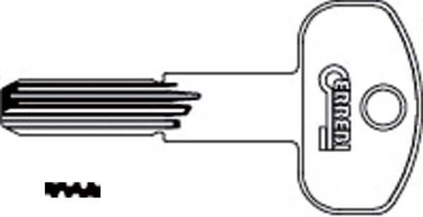 Chiave Punzonata SEM8 (SLC SCM1R)